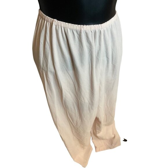 Sears Light Pink Vintage Elastic Waist Pajama Pants - Picture 3 of 10